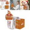 Festive Gingerbread Man Cookie Box With Opulent Packaging For Christmas Parties