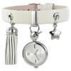 White Leather Belt with Bracelet R4251115502 Watch Women's [Item]