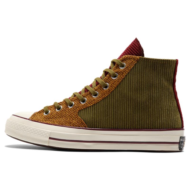 

Converse Chuck 70 High Corduroy Green Trendy Comfort High-Top Canvas Shoes Unisex Green 36
