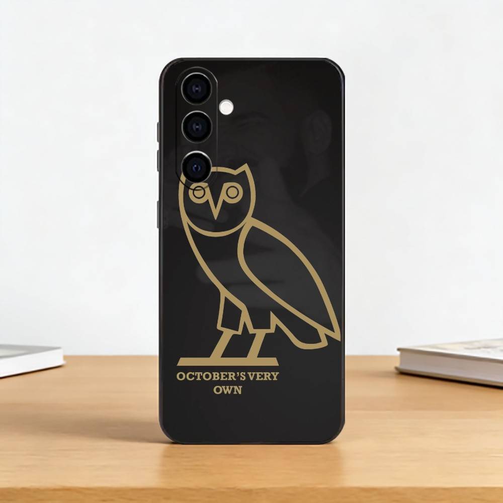D-Drake OvO O-OWL  Phone Case Black Silicone Soft For Samsung Galaxy A73,A72,A71,A70,A53,A52,A51