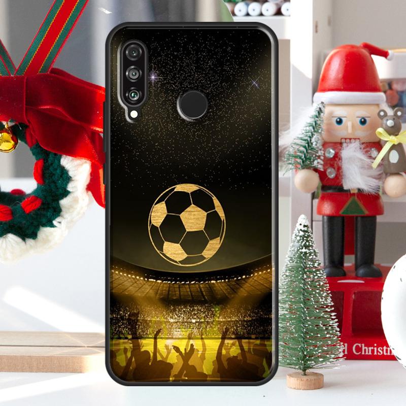 Football Soccer Ball For Huawei Nova 12i 11i 8i 12s Y73 Y72 Y61 Y91 Y90 Y70 Y60 9 10 SE P60 Pro P30 P40 Lite Case