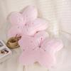 Super Soft Pink Cherry Blossom Flower Pillow Princess Style Pillow for Living Room Adult Cute Niche Gift for Valentine's Day