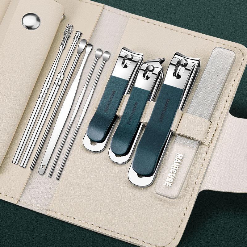 Douyin with The Same Gradient Nail Clippers Rotating Bag Set Nail Clippers Nail Clippers Set Size Oblique Nail Clippers