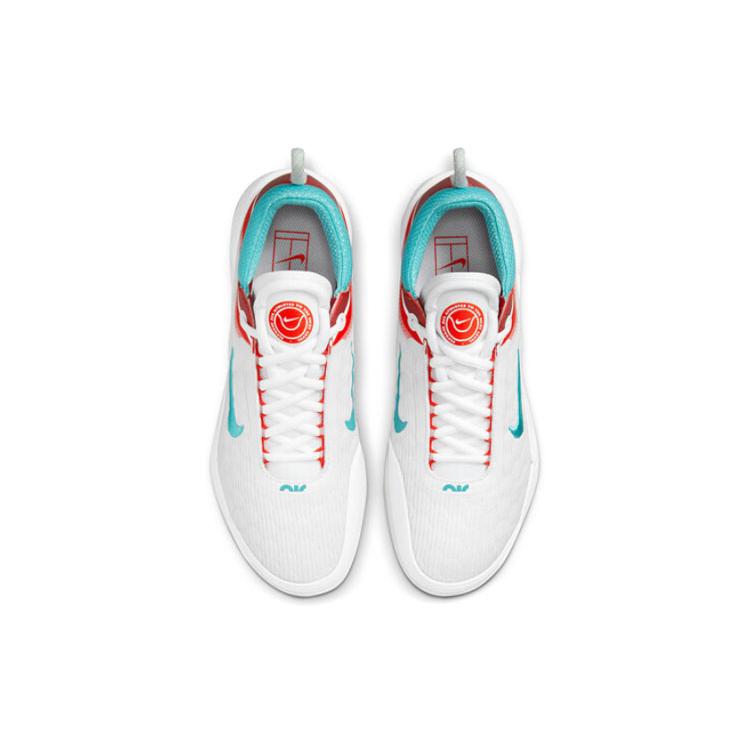 New Nike Court Zoom Nxt 'White Habanero Red Washed Teal' DH0219-136