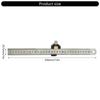 Combination Square Adjustable Steel Ruler Positioning Block 45 90 Degree Angles Marking Gauges For Precisions Woodworking