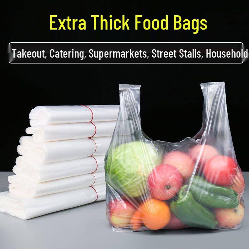 Kazan Smile Medium-Thick Plastic Vest Bags