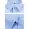 MULINSEN Men's Long Sleeve Business Casual Commuter Solid Color Comfortable Cotton Shirt Black Size 43