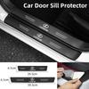 Car Door Sill Protector Stickers Carbon Threshold Strip Interior For Lexus CT ES GS NX IS250 CT200h IS300h ES300h RX400h NX30