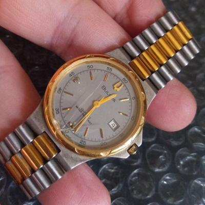 Used BULOVA QUARTZ Ladies Watch Quartz Working