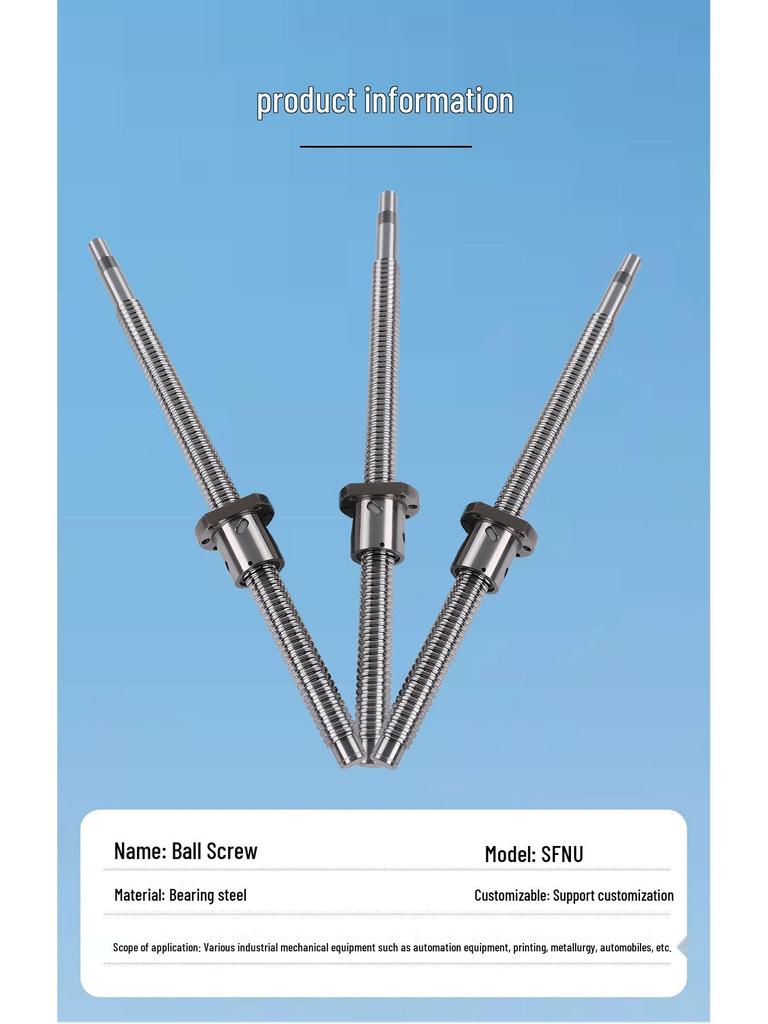 Automatic Mechanical Transmission Parts: SFNU 1605-5010 Ball Screw Lead for Machine Tools