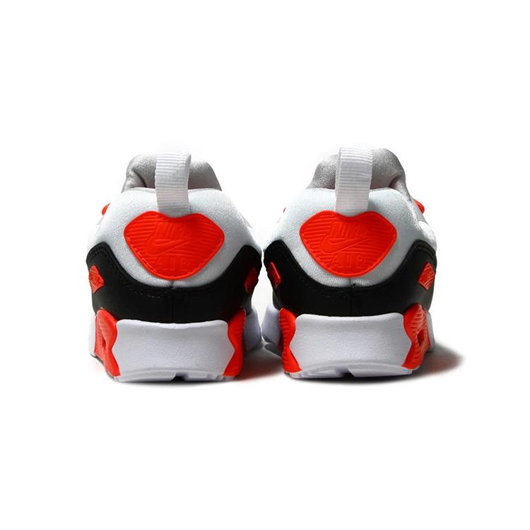 Nike Air Max Tiny 90 Low top Toddler Shoes Black Gray Red Infant And Toddler 881924-002