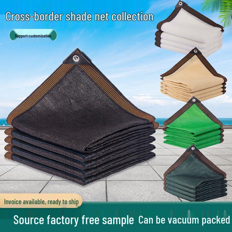 

Thickened Sunshade Net for Outdoor Plant & Balcony Privacy with Edged Perforation Green with Edge Perforation