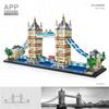 Loz Blocks World Famous Landmark Architecture Diy London Bridge Burj Al Arab Triumphal Arch Collection Gift Christmas Present