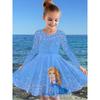 Vestiti Stampati 3D per Bambina Vestito da Festa Corto Manica Corta Principessa Canotta Vestito con Stampa Floreale 3D