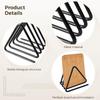 4-Slot Metal Cutting Board Stand Kitchen Storage Rack Divided Organizer For Cutting Boards Kitchen For Cutting Boards For Easy