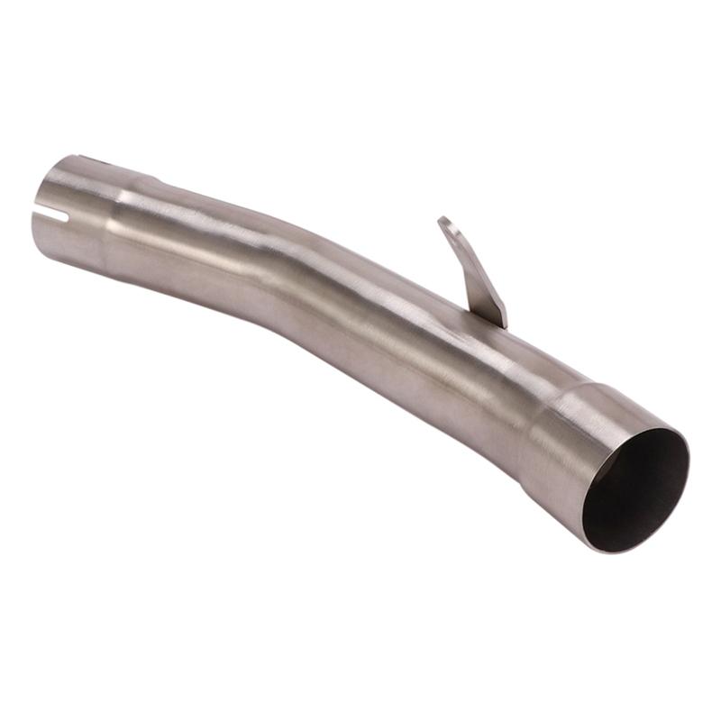 Motorcycle Exhaust Muffler Stainless Steel Middle Link Pipe Slip On For Kawasaki ZX6R ZX 6R ZX-6R Ninja 636 2009 - 2020 Years