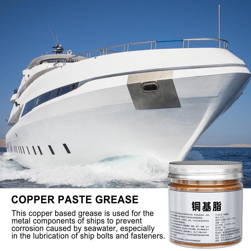 Anti Seize Thread Lubricant 100g Anti Seize Lubricant Copper Paste Bolt Hub Gear Grease Waterproof Car Brake Lubricant For