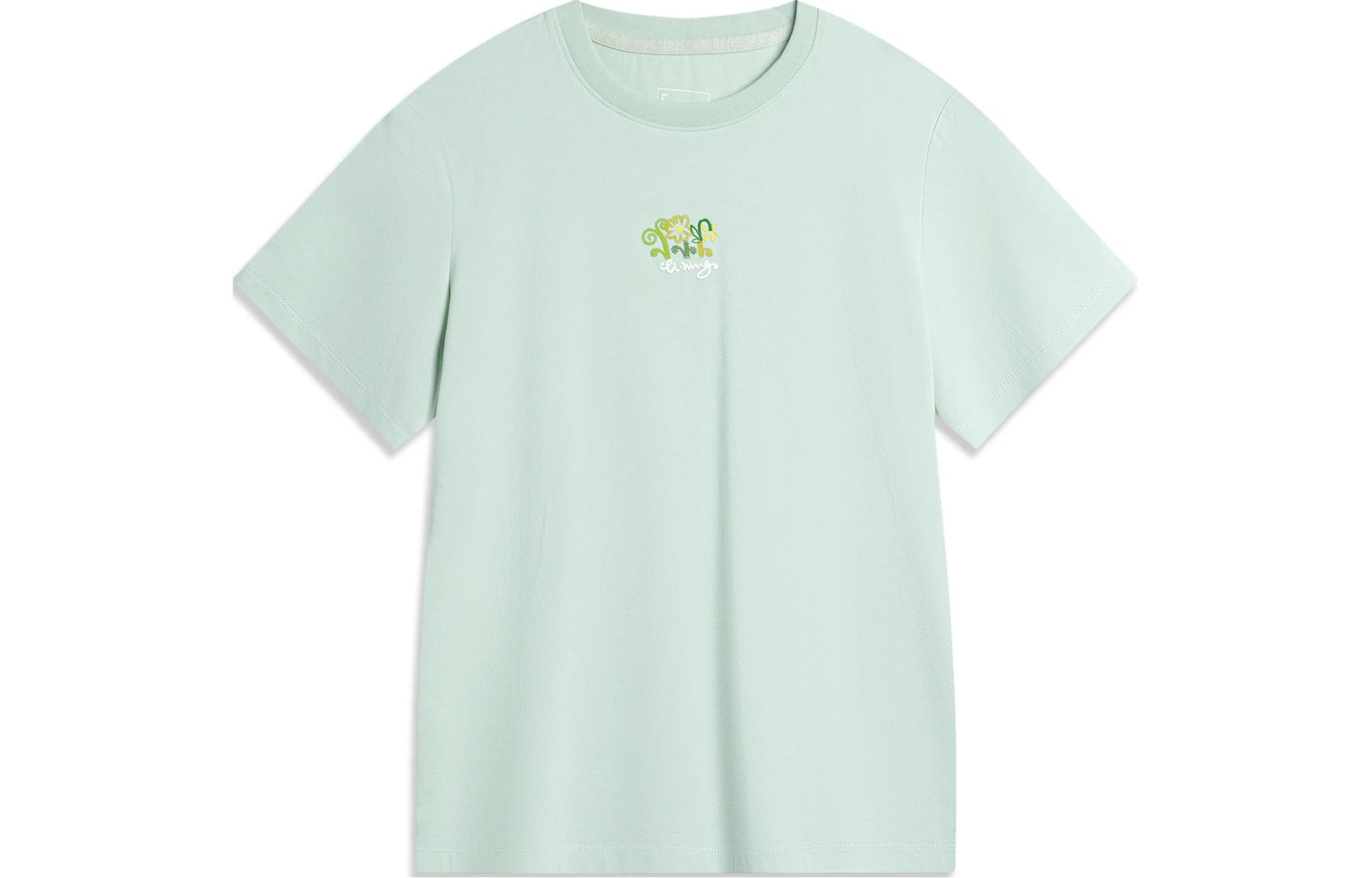 Li Ning China Culture Collection T Shirt Women s Ice Fat Green AHSU330-2 XL