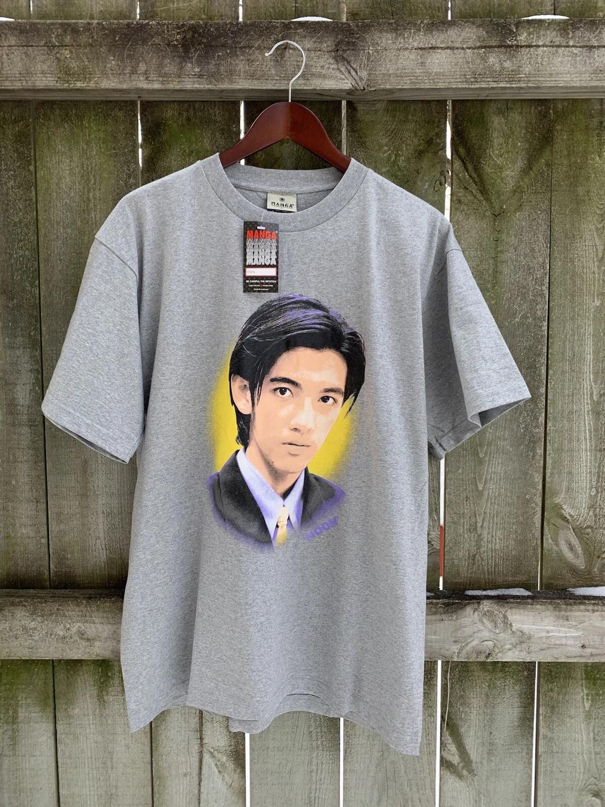 

Noom Manga T Shirt Men’s Large K Pop Band Gray Anime 3XL