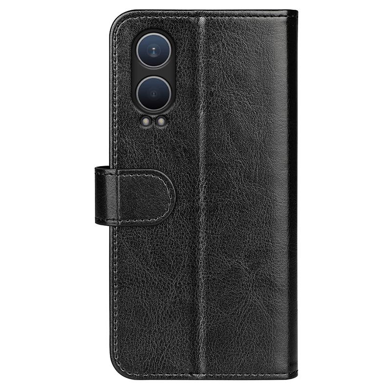 For OnePlus Nord CE4 Lite 5G/Oppo K12x 5G (China) Wallet Phone Case Crazy Horse Texture Stand Leather Cover