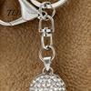 Backpack Accessory Bling Rhinestone Skull Keychain, Halloween Gothic Key Chain Keyring Pendant, Handbags Backpacks Purse Charm Keychain