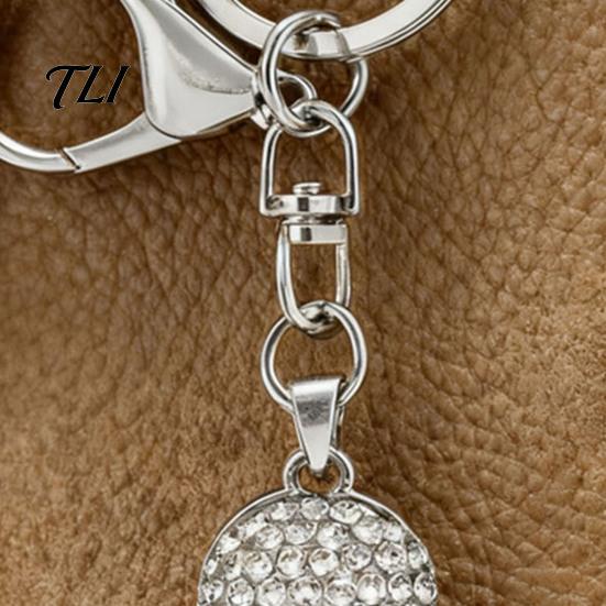 Backpack Accessory Bling Rhinestone Skull Keychain, Halloween Gothic Key Chain Keyring Pendant, Handbags Backpacks Purse Charm Keychain