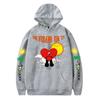 Bad Bunny Graphic Print Unisex Oversized Crewneck Sweatshirt Fall Casual Wear