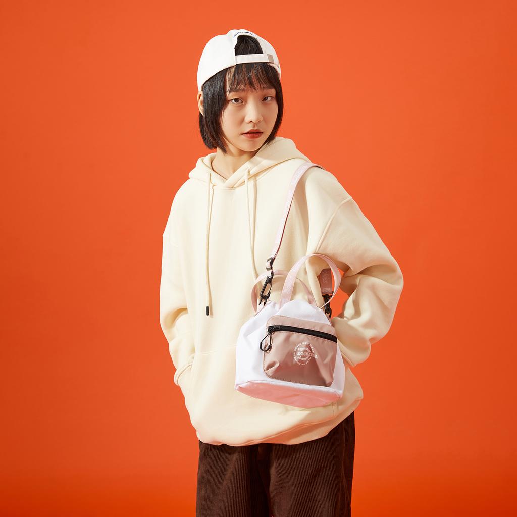 New Dickies Polyester Bucket Bags Shoulder Bag Crossbody Bag Handbag Unisex Pink DK010407C501
