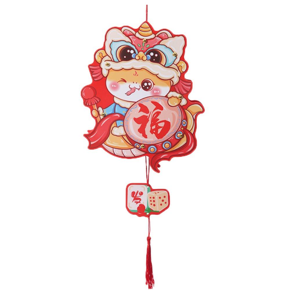 

DIY Snake Portable Lantern Vintage New Year Luminous Lantern Mid-Autumn Festival Style 4