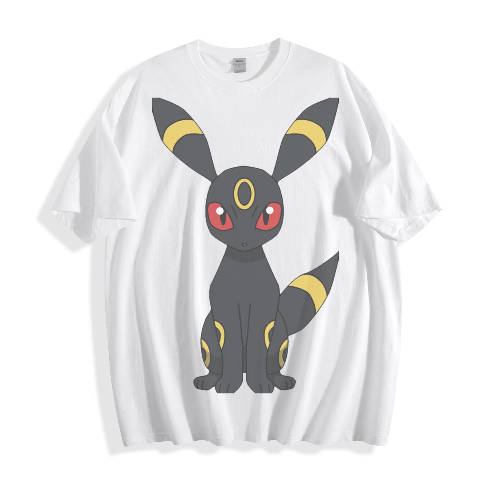 Umbreon Eclipse T-Shirt Mens Womens Tees Top - Mysterious Dark Pokémon Unisex Tee 2XL