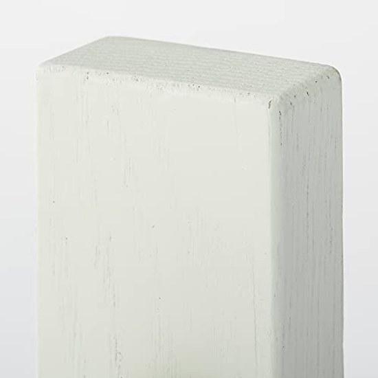 Muji Resin Wall-Mounted Furniture Hook Oak Wood Light Gray Width 4 Depth 6 Height 8 Cm