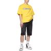 WE11DONE T-shirt à manches courtes avec logo imprimé SS22 Hauts unisexes Jaune WD-TT1-22-628-U-YE
