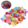 200pcs Colorful Two-Hole Sewing Buttons Two Holes Plastic Buttons Flower Buttons  For DIY Crafts