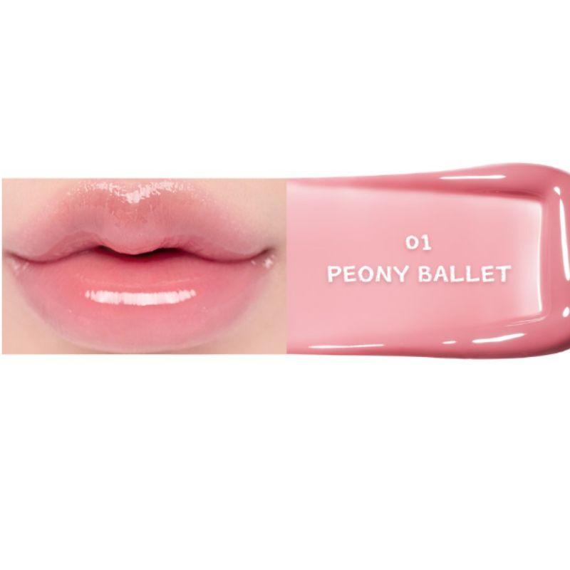 rom&nd x Miffy Glasting Color Gloss 4g High-Shine Hydrating Lip Gloss Limited Edition