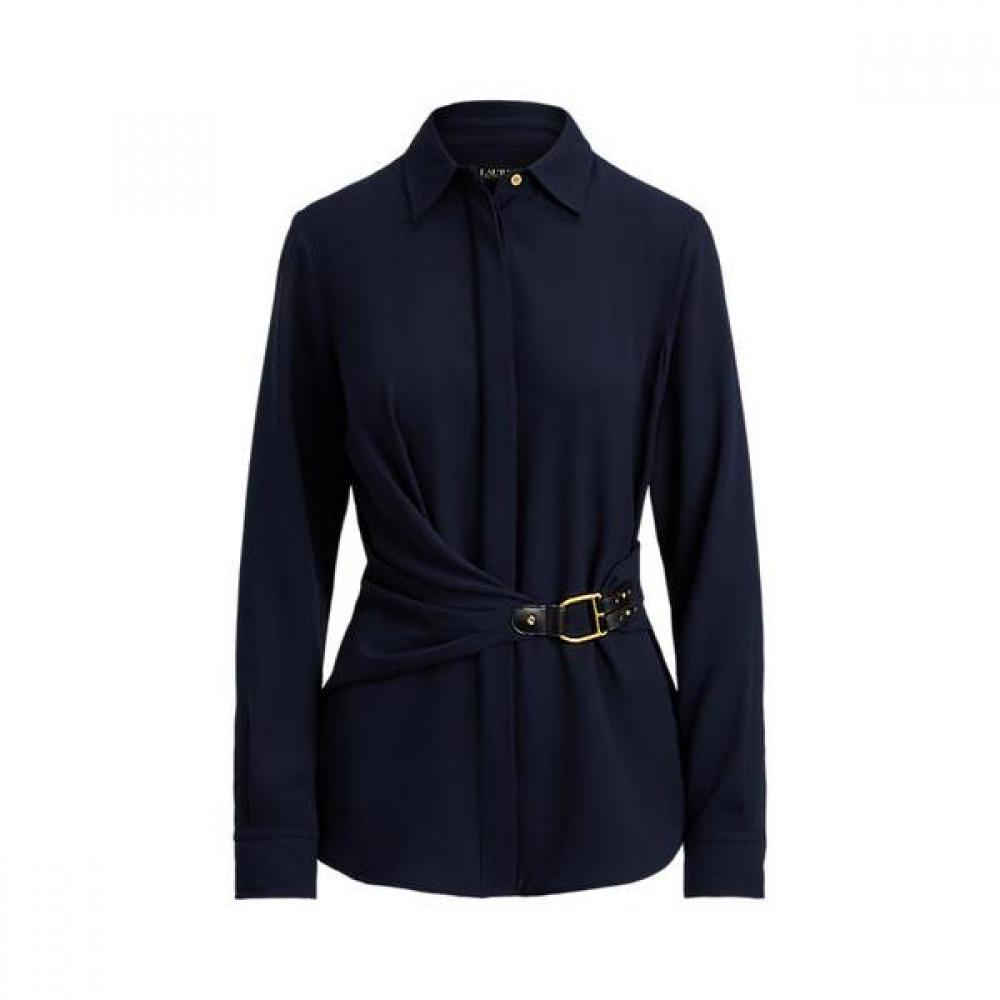 Lauren Ralph Lauren Buckle Trim Blouse Wmlrshts6820522410 0