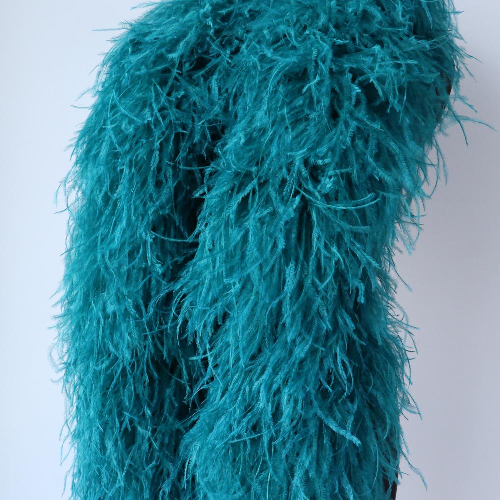 

2 метра натуральное боа из страусиных перьев 6 слоев страусиные перья отделка шаль крашеная разная праздничная одежда украшение плюмаж шарф 1 PLY boa