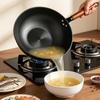 Fine Iron Flat-Bottom Wok