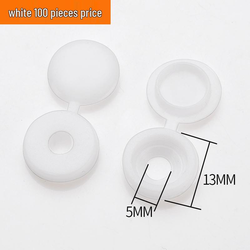 M4/M5 Plastic Self-Tapping Screw Cap and Cover for Furniture Cabinet