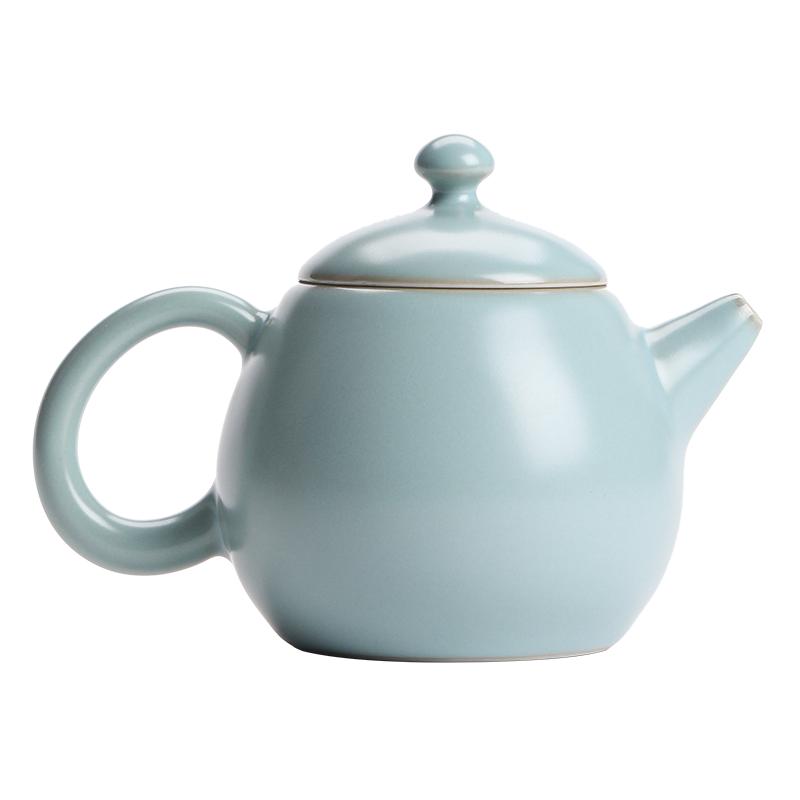 SUSHI CERAMICS Ru Kiln Dragon Egg Teapot