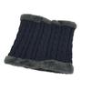 Warm Fleece Scarf Men's Fashion Pullover Scarf Double Layer Thickened Outdoor Wool Neck Cover