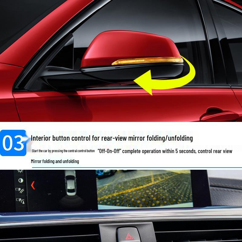 BMW 3 Series GT (2012-13) Electric Folding Rearview Mirror Set for Lock/Unlock Modification