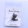Women Lovely Style Sparkling Crystal Rhinestone Brooch Girl Cartoon Cat Scarf Pin Breastpin Wedding Jewelry Gift