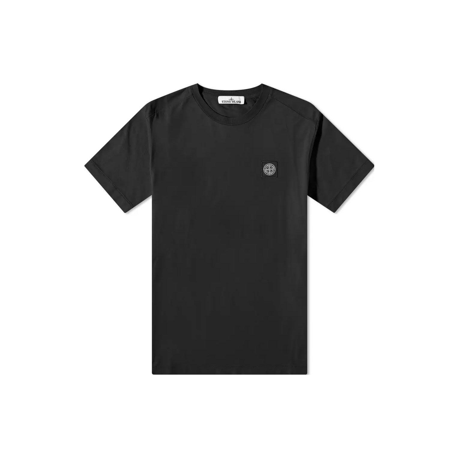 

Stone Island Garment Dyed Logo T-Shirt Black Men Tops 101524113-A0029 XXL