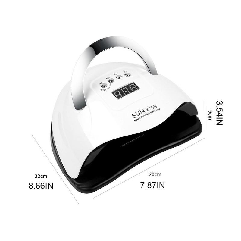 UV Led Nail Lamp 150w 57pcs Dual Light Breads Nail Dryer 4 Timer Setting Gel Nail Polish Lights Curing Gel Nail Lamp