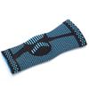 Ankle Brace Nylon Stretch Knit Lightweight Breathable Blue Ankle Bandage Wrap for Men Women Sports Foot  