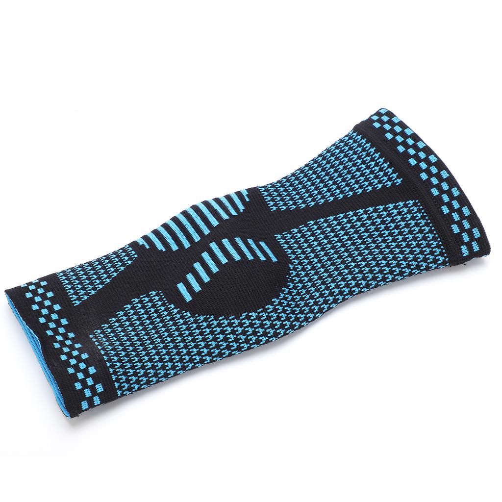 Ankle Brace Nylon Stretch Knit Lightweight Breathable Blue Ankle Bandage Wrap for Men Women Sports Foot