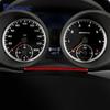 Mercedes Benz SLK R171 2004 2005 2006 2007 2008 2009 2010 için Hız Göstergesi Çerçevesi Aksesuarları Gerçek Yumuşak Karbon Fiber Kaplama Çıkartması