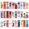 30 Ancient Style Calligraphy Bookmarks: Ink Rhyme & Auspicious Words.