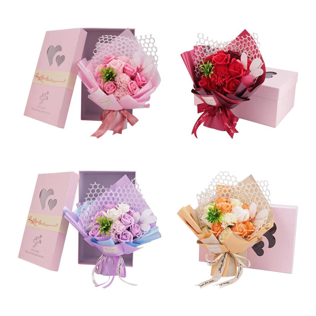Artificial Bouquet Soap Flower Floral Accessory for Celebration Festival