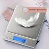 Kitchen Scale Stainless Steel Food Scale with LCD Display for Precise Weighing of Cooking Ingredients Diet
